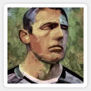 Rugby Player Painting Sticker